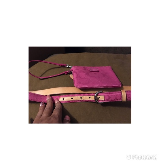 Cute Coach Belt & Wristlet - Picture 3 of 6